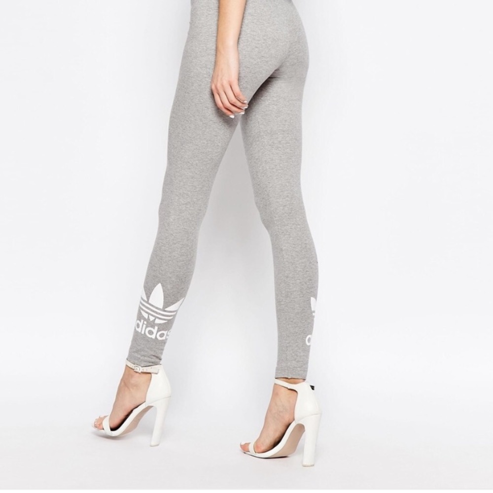 Gray adidas leggings
